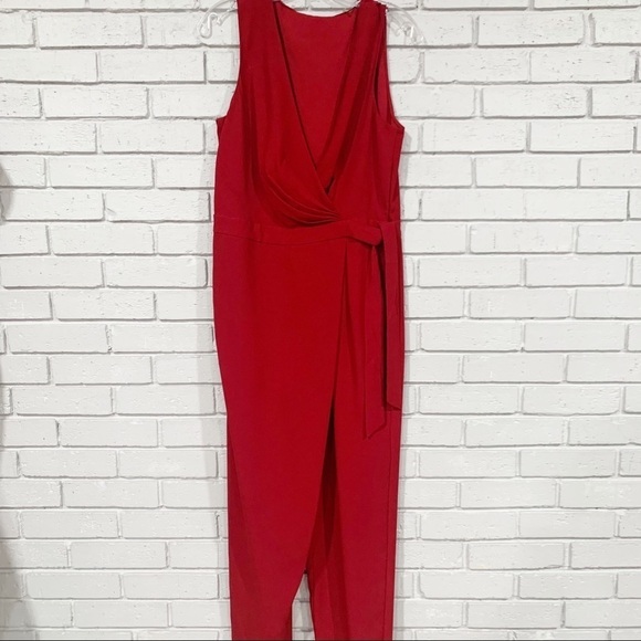 Diane von Furstenberg Cordia Red Desire Jumpsuit